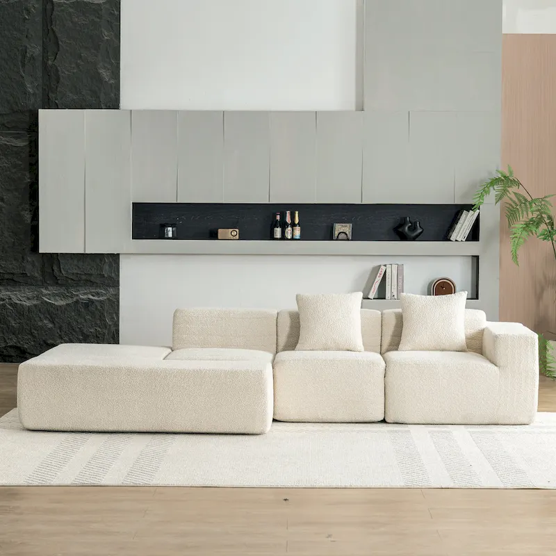 Sectional Sofa Full-compressed Sofa Couch Free-combined Sofa
