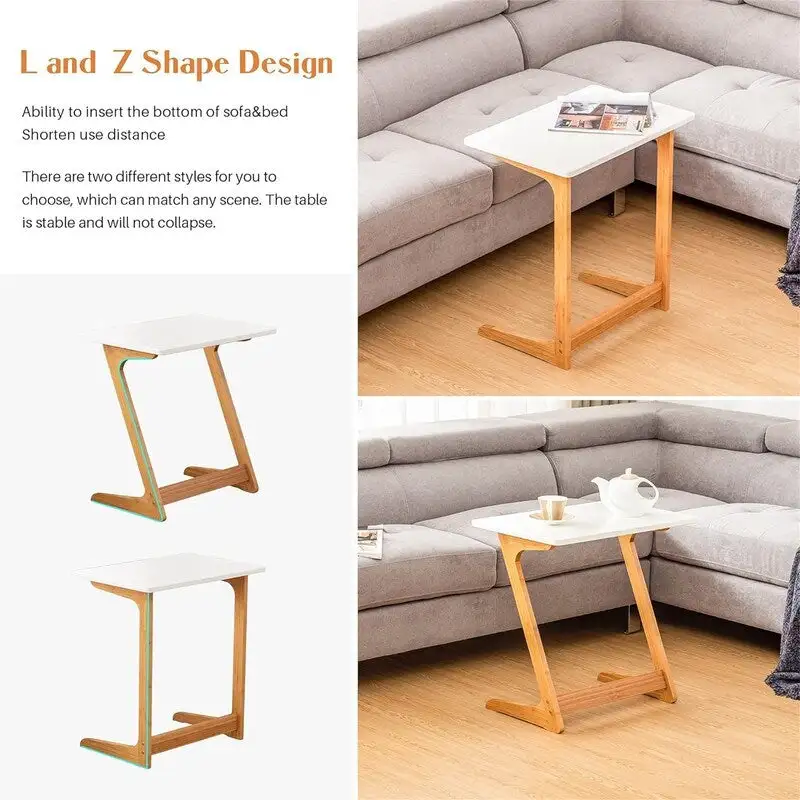 Table C Shaped end Table - 15.75D x 23.6W x 25.6H