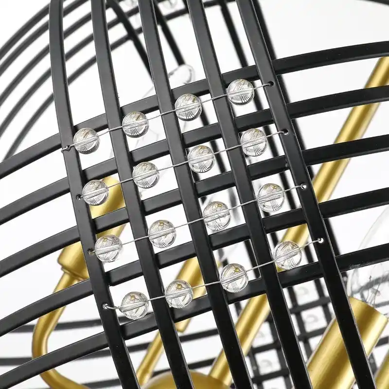 Maxax 4 - Light Unique / Statement Globe Pendant with Crystal Accents - - 15.7*15.7*15.7