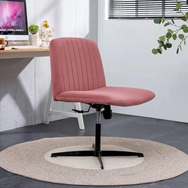 Adjustable 360 Swivel Office Chair With Black Foot