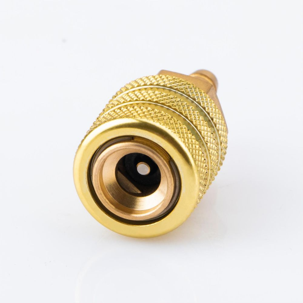 SEAPENG High Quality OEM Brass Heavy Duty Tire Chuck Lock-on Car Air Chuck with Hose Barb Tire Repair Tools for cars, trucks, RVs and garages