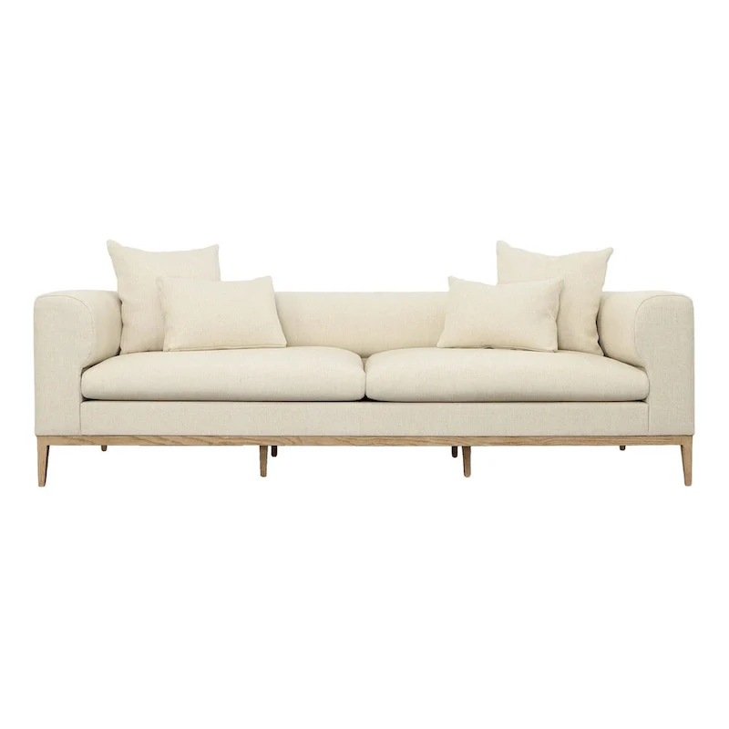 Dora 103 Upholstered Sofa, Beige