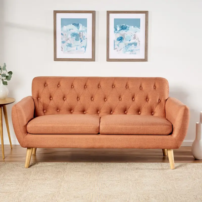 Bernice Mid-century Modern Petite Sofa by Christopher Knight Home