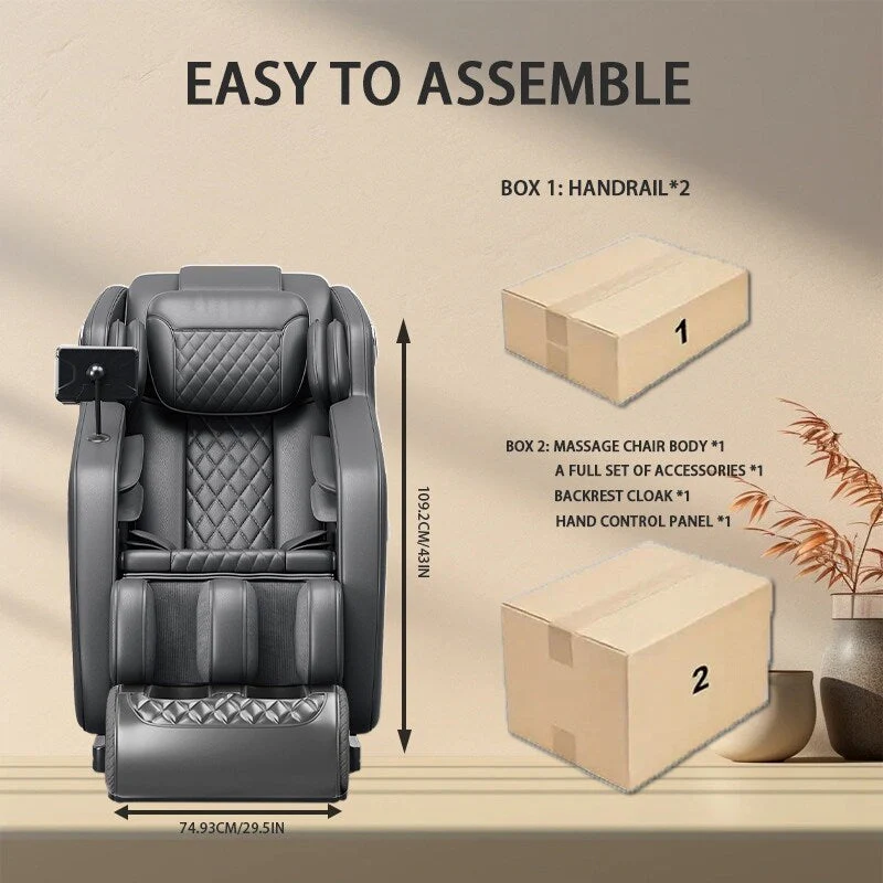 Zero Gravity Massage Recliner Chair with Full Body Massage, Heating, and Built-in Bluetooth Audio