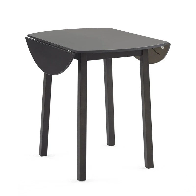 Extendable Round Solid Wood Dining Table (Only Table)