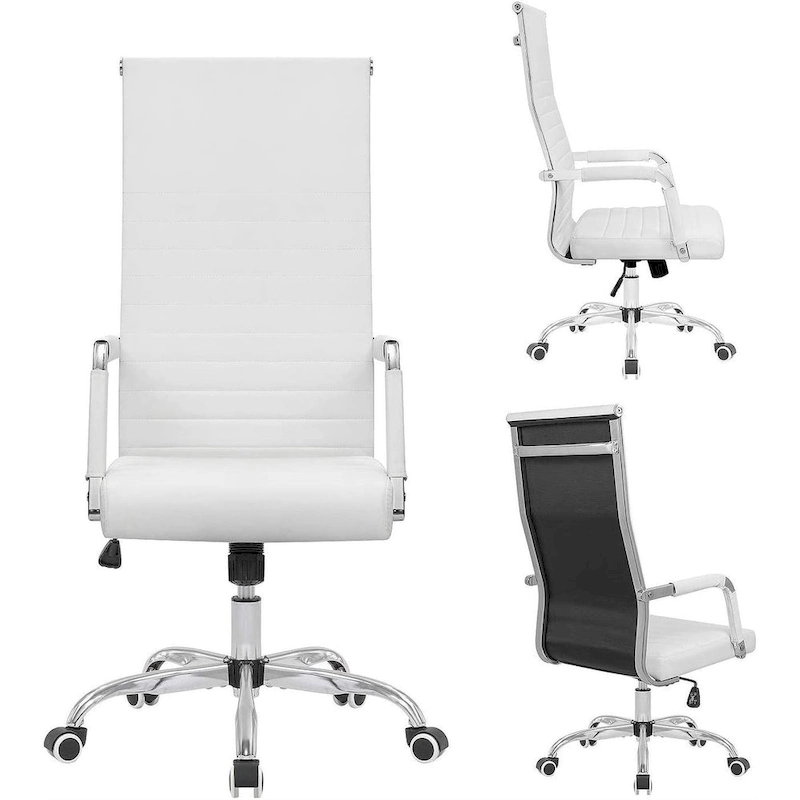 Homall Ribbed Office Chair High Back Conference Chair