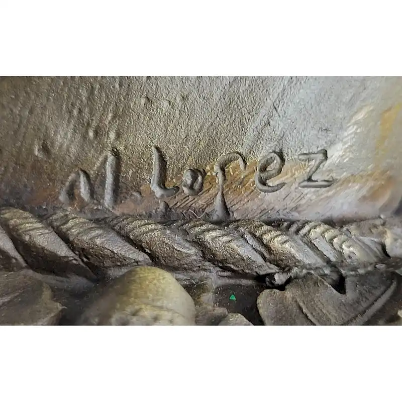 Hanging Wall Mounted Bronze Sculpture Of Retriever Dog With Imitative Rabbit In Mouth 12 Inches X 17 Inches