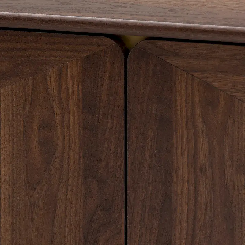 Graceland Mid-Century Modern Transitional Walnut Brown Finished Wood 2-Drawer Coffee Table