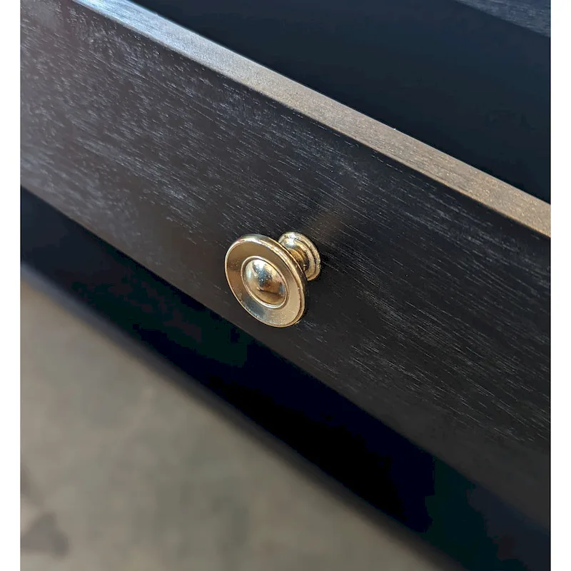 Solid Acacia Coffee Table with Drawer & Bottom Shelf