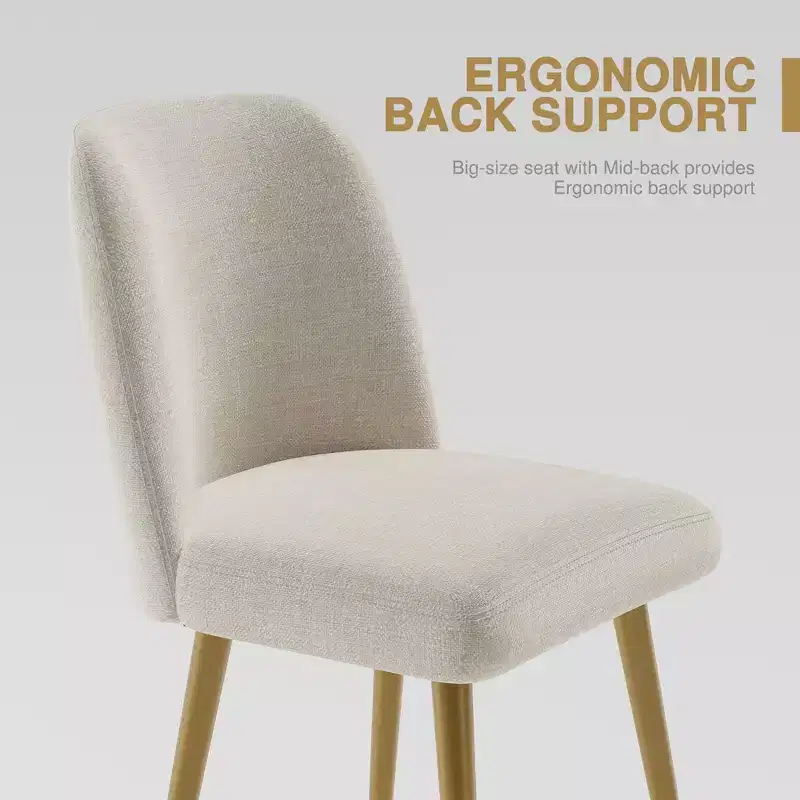 Dovelina Modern Dining Chair Upholstered Dining Chairs Set of 2
