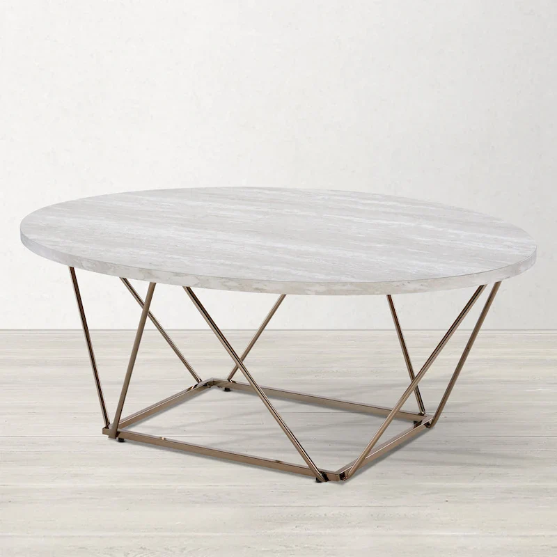 Steve Silver Ravine Marble Top Coffee Table