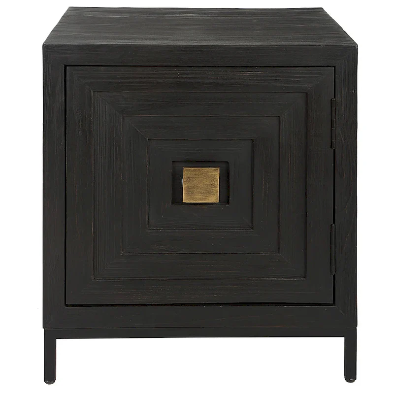 Geometric Cabinet / End Table - 22W x 26H x 20D