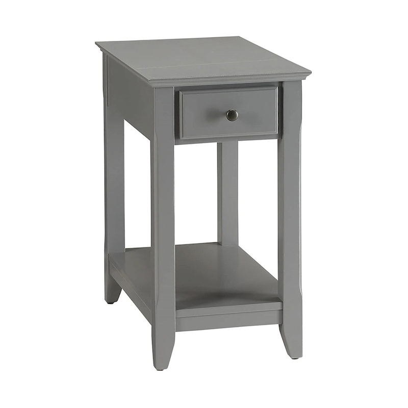 Wooden Side Table with 1 Drawer