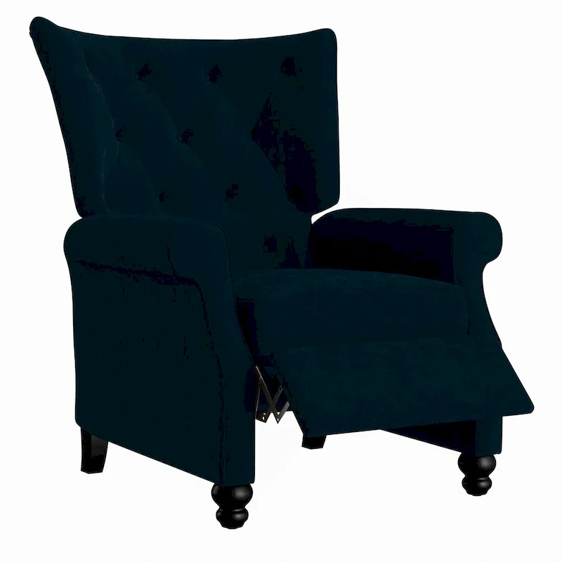 Plush Pushback Recliner Chairs (Set of 2)