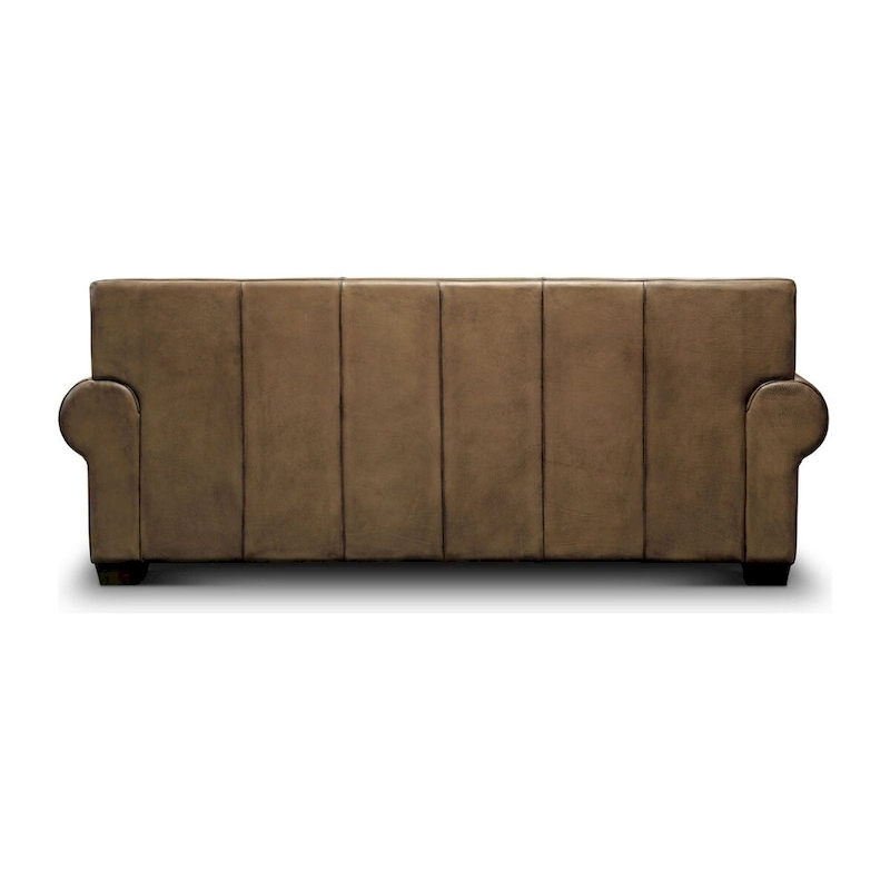 Valencia Top Grain Hand Antiqued Leather Traditional Sofa