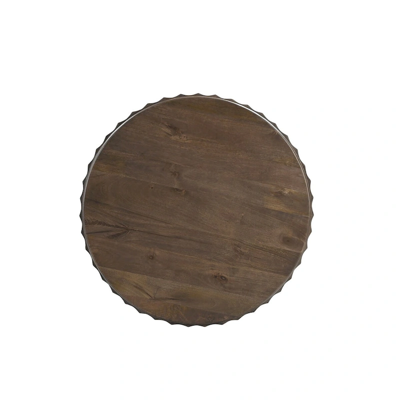 Sydney Round Solid Wood End Table