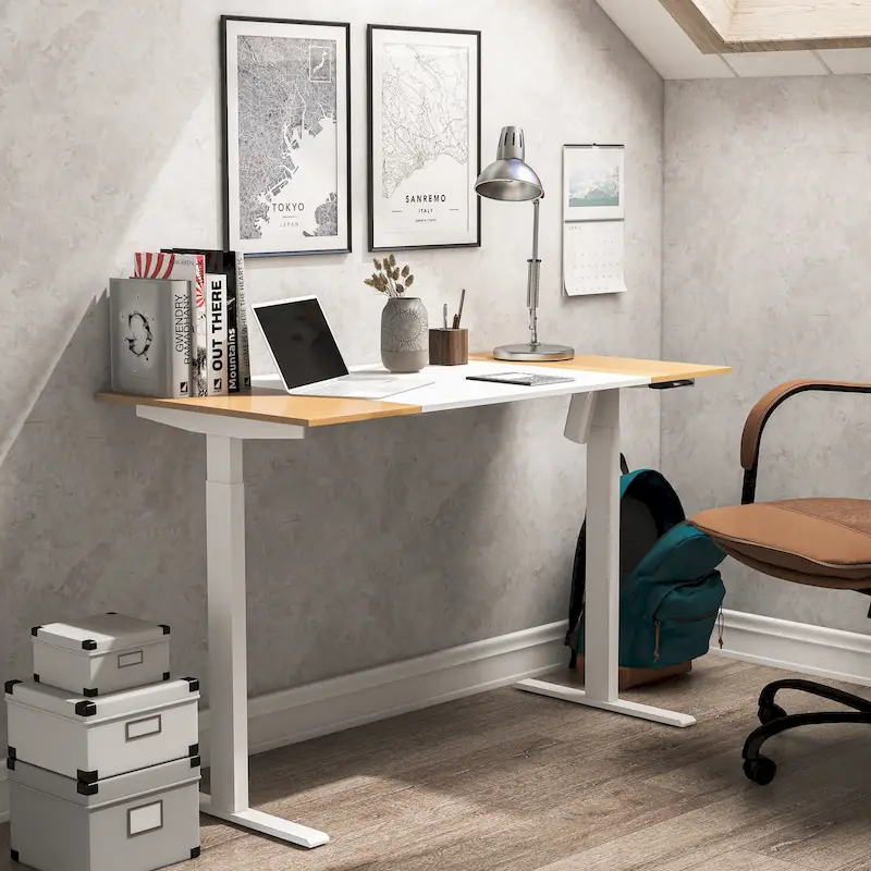 Getty Modern 47-inch Steel Adjustable Standing Desk