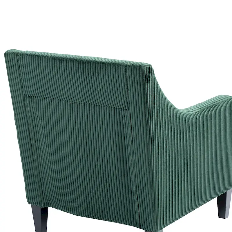 Emerald Modern 26.8 Arm Chair with Rubber Wood Legs