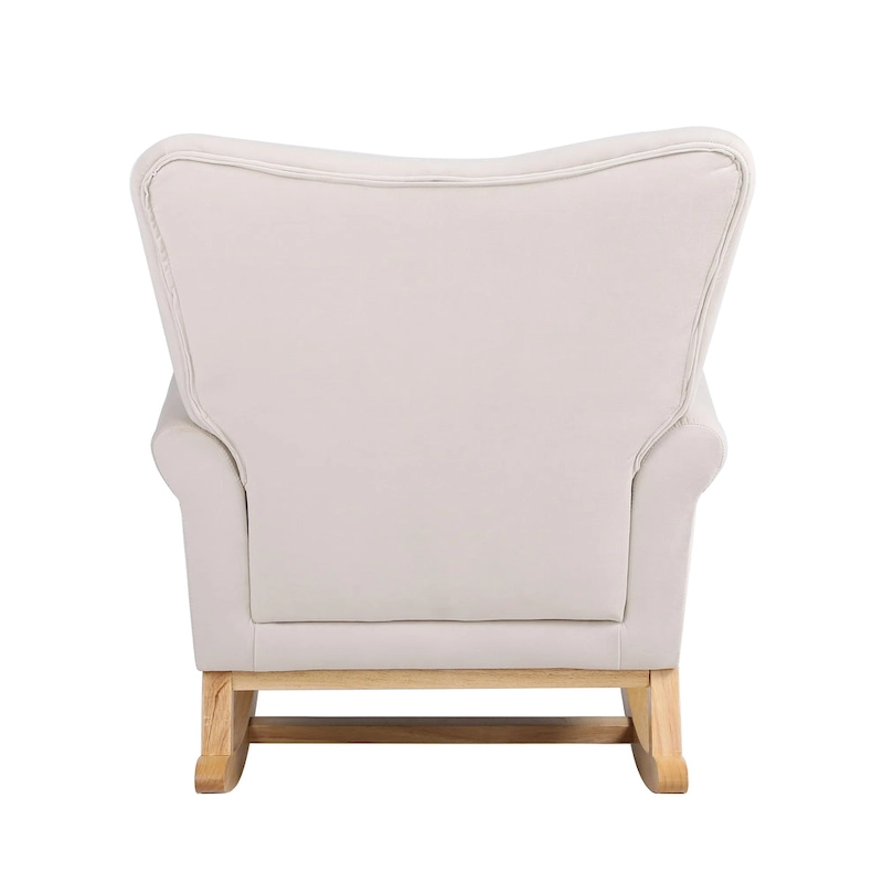 GEITIN High Back Rocking Chair with Tufted Back