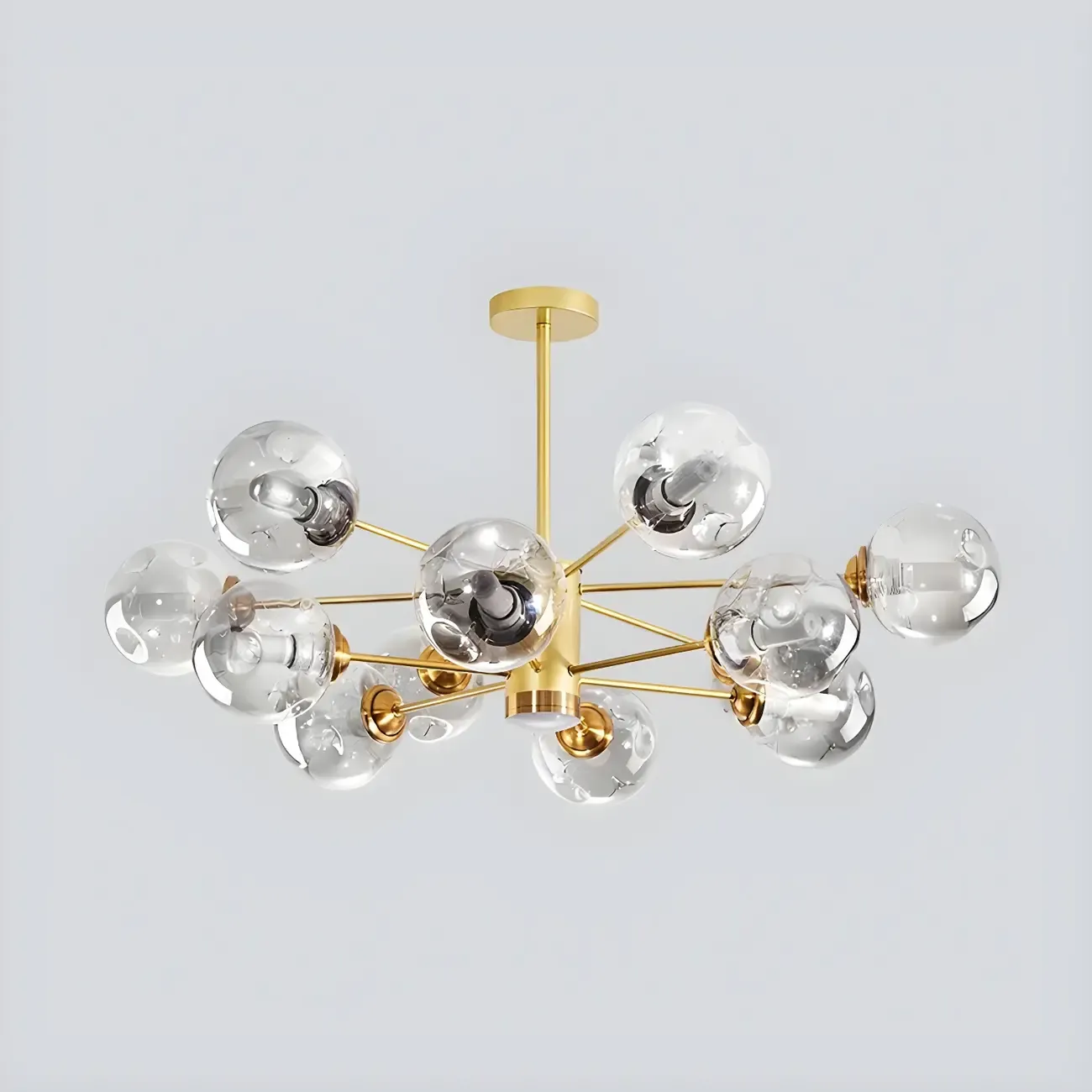 Modern LED Glass Crystal Sputnik Chandelier