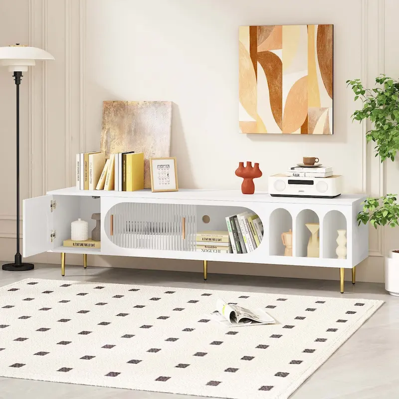 Modern TV Stand for 70 Inch TV for Living Room