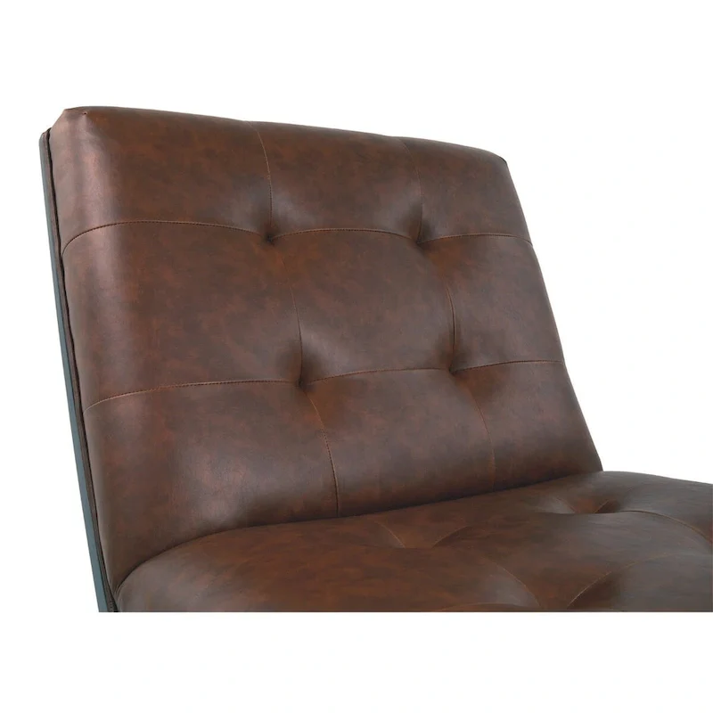 Sidewinder Casual Faux Leather Accent Chair