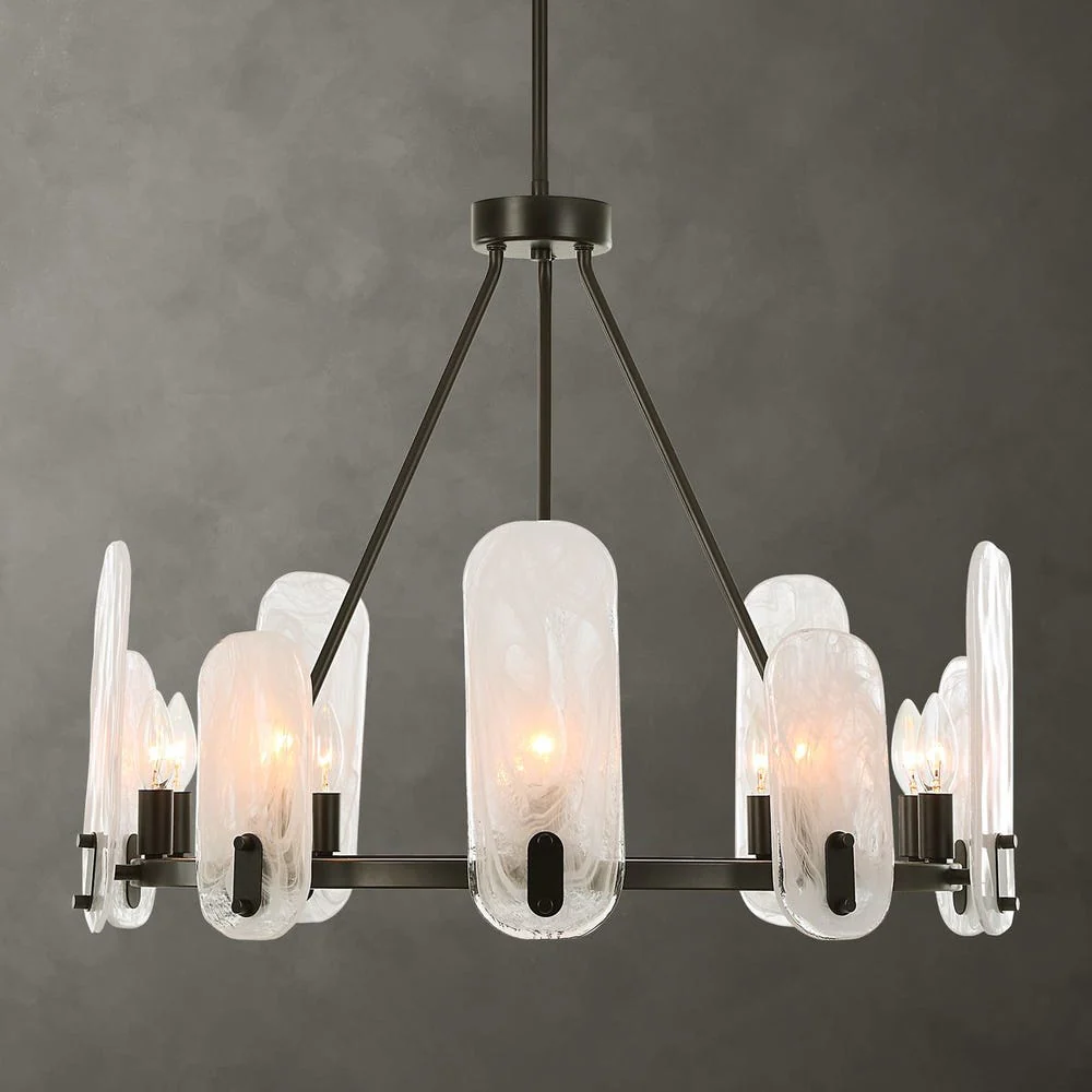 Ellipse, 10 Lt Chandelier