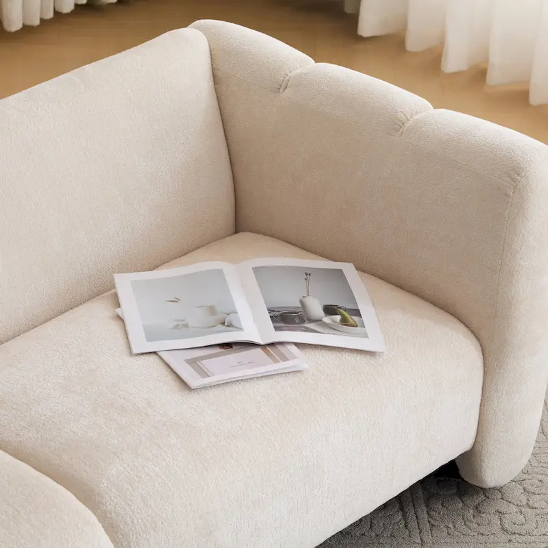 Christopher Knight Home - Tonson 83 3-Seater Wave Design Sofa