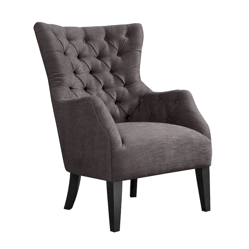 Madison Park Isa Button Tufted Wing Back Chair