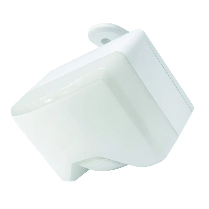 IQ America 350 Lumen Battery Powered LED Motion Security Sensor Flood Light Universal Mount - White