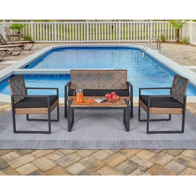 WW 4-Piece Patio Furniture Set