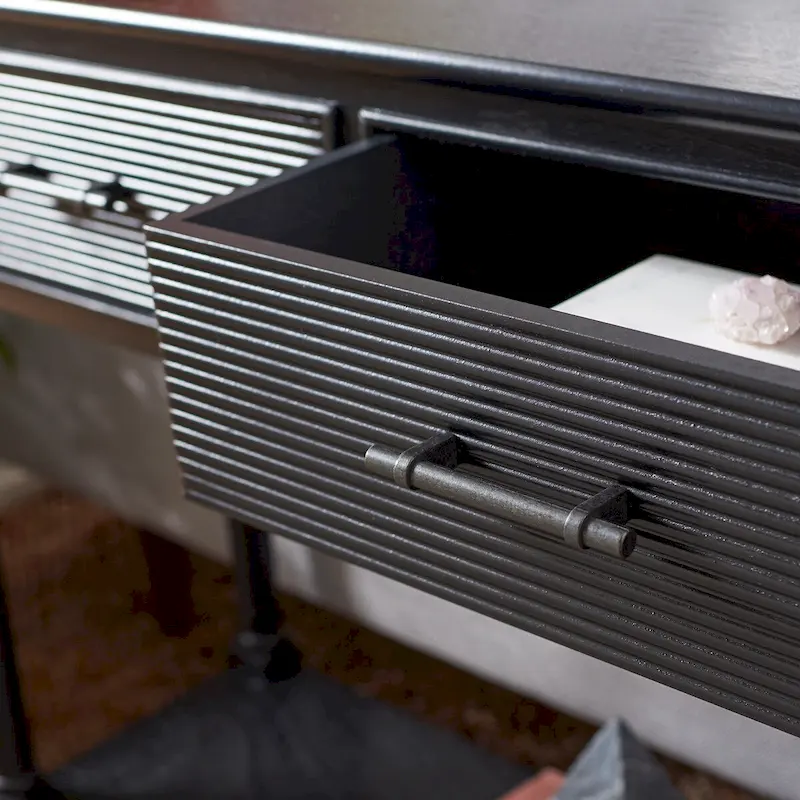 SAFAVIEH Sinda 2-Drawer Console Table - 35.5 W x 13 L x 29.5 H - 36Wx13Dx30H