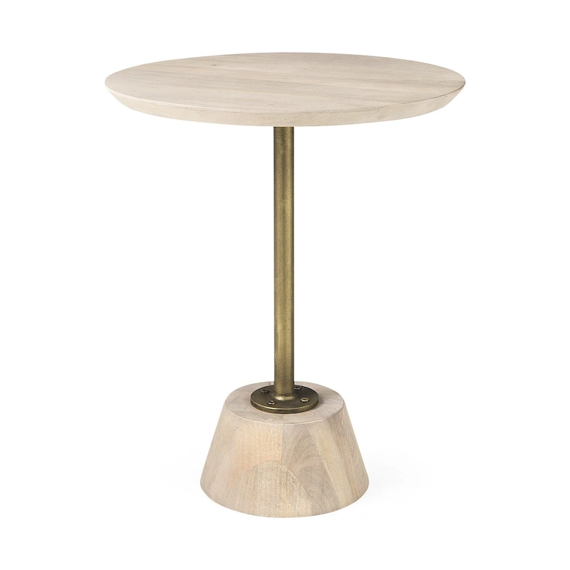 Pedestal Table with Detailing - 24 H x 20 W x 20 D