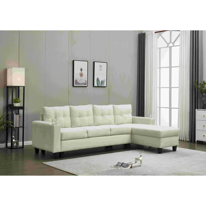 Reversible Chaise Sectional Sofa