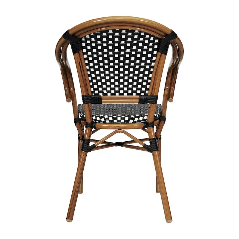 Stacking Bistro Chairs with Metal Frames