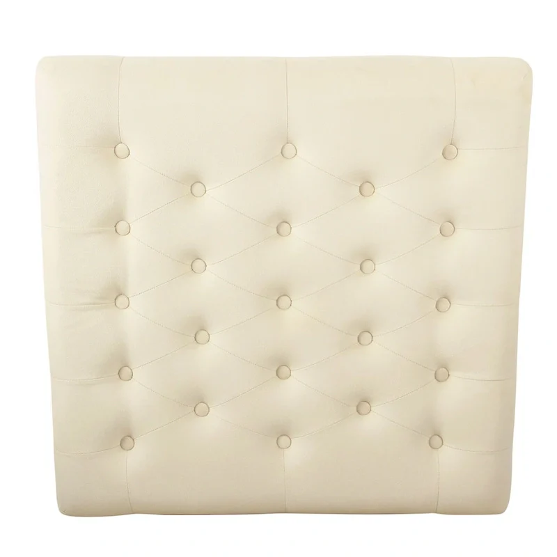 HomePop Tufted Top square cocktail Ottoman