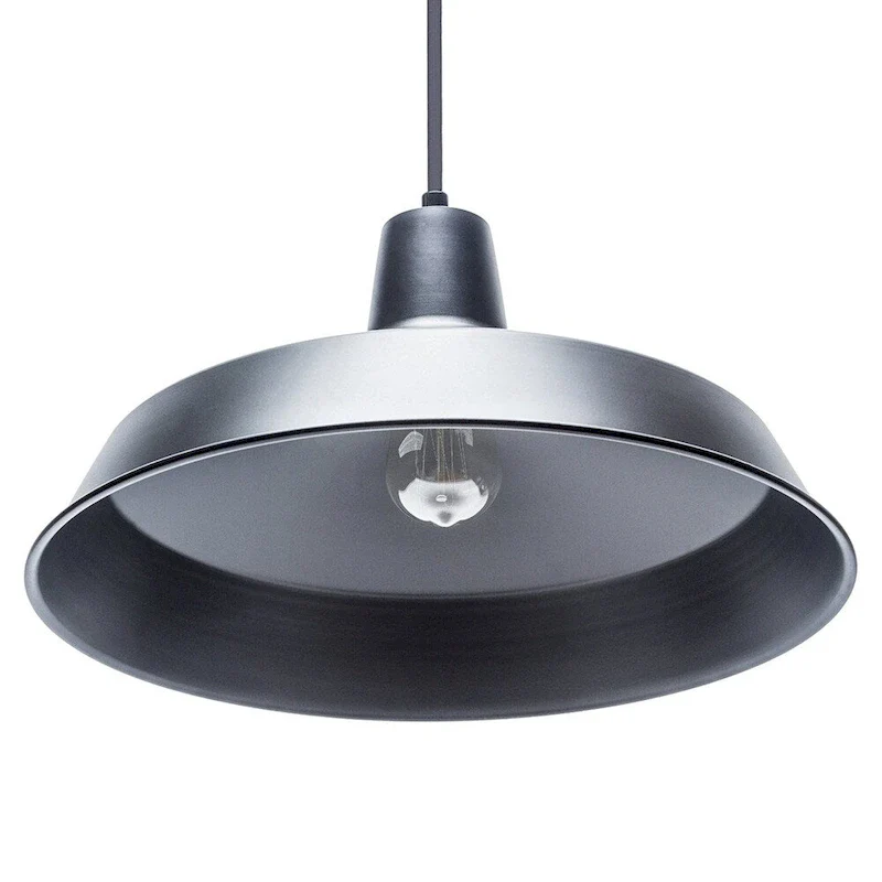 Barnyard 1-Light Matte Back Plug-In Pendant