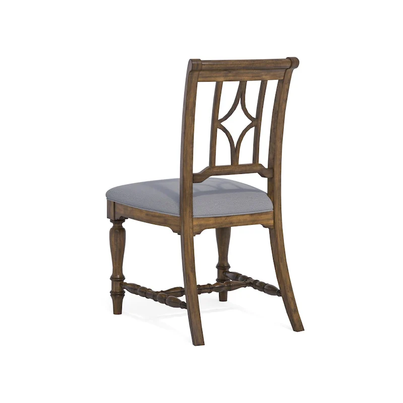 Plymouth Gray Wood Upholstered Dining Chair - 22 x 40 x 26