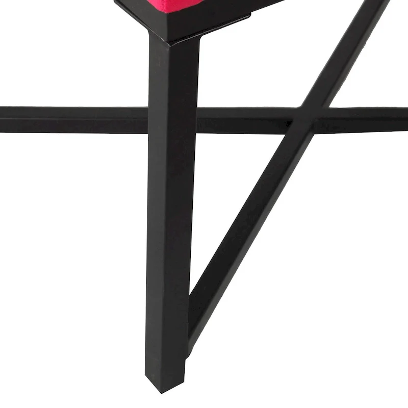 Velvet Tufted Footstool