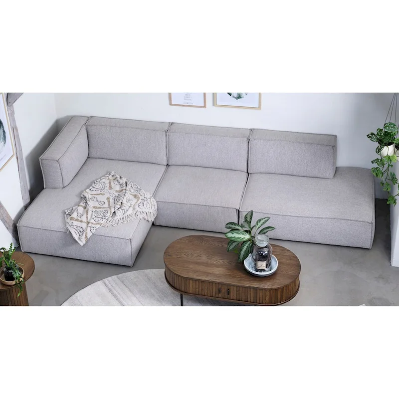 Rye Studio Deep Seat Modular Chaise Sectional, 3 Piece