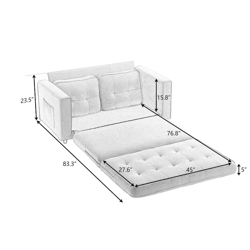 Convertible Futon Couch sleeper sofabed