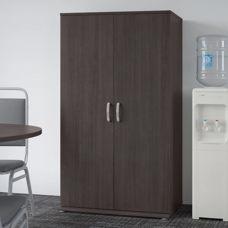 Bush Business Furniture Universal Tall Storage Cabinet with Shelves
