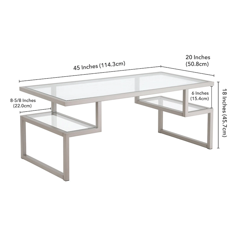 Carson Carrington Salinge Art Deco Coffee Table