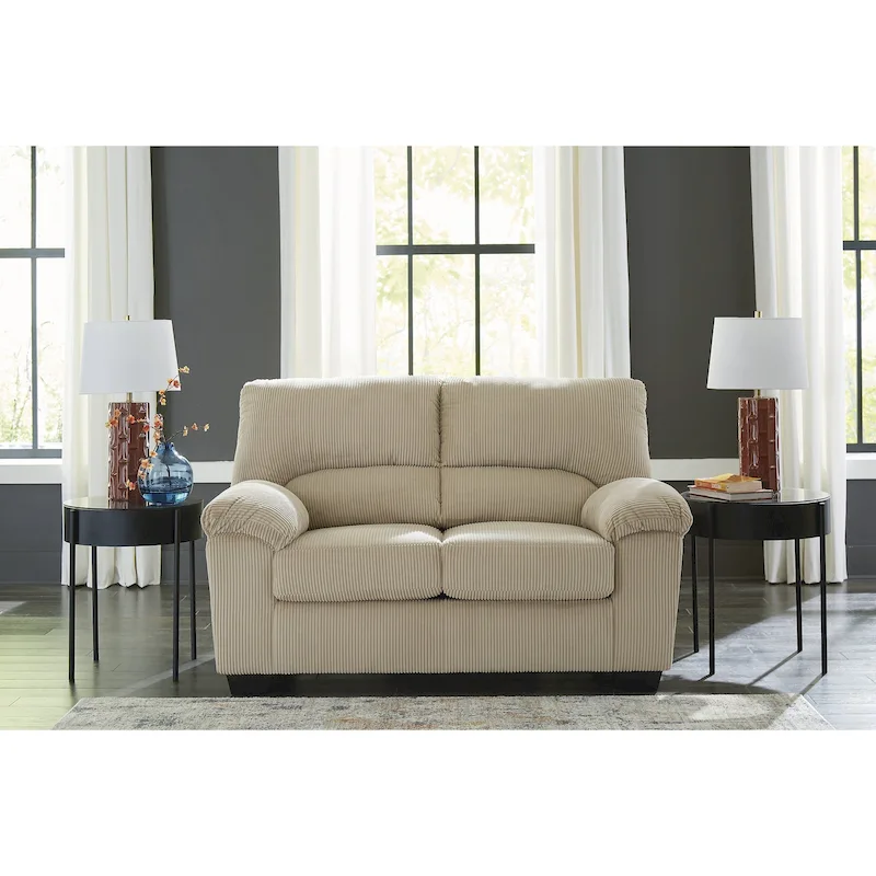 Signature Design by Ashley SimpleJoy Loveseat - 63W x 38D x 40H