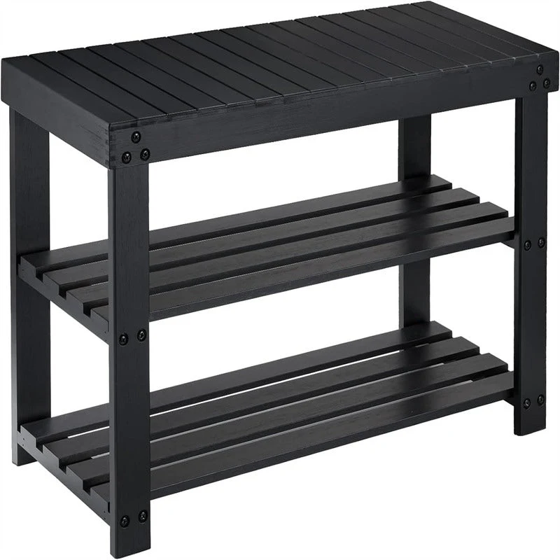 3 Tier Sturdy Shoe Bench - 11D x 27.5W x 17.5H