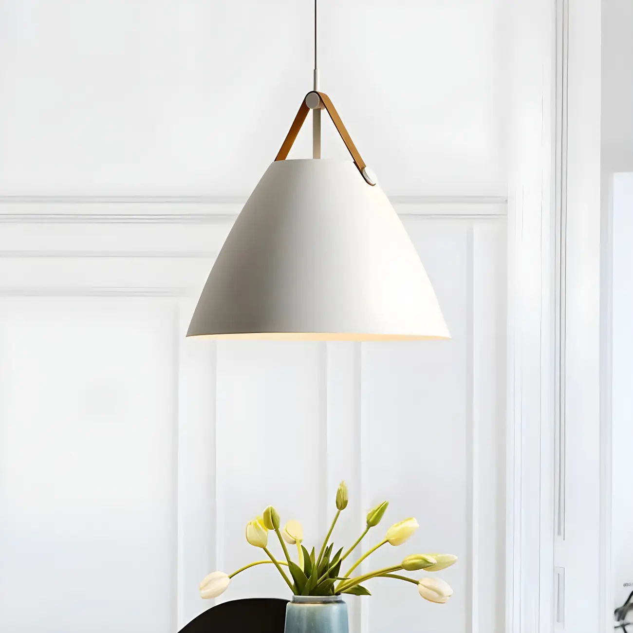 Modern Black Metal Adjustable Kitchen Island Pendant Light