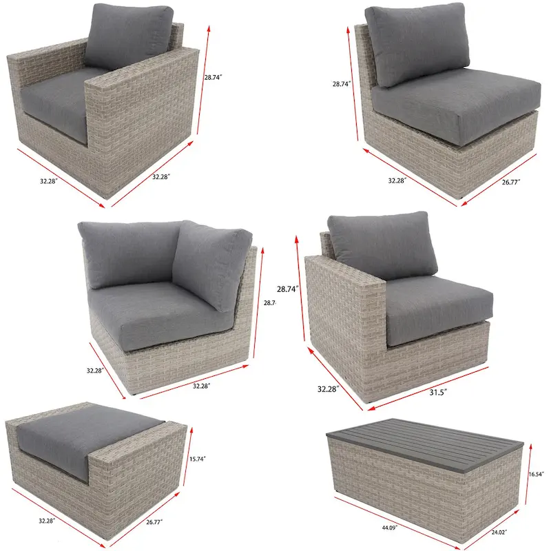 Avalon 10-Piece Fire Seating Set