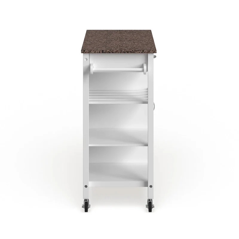 Ringsby Wooden 3-shelf Kitchen Cart