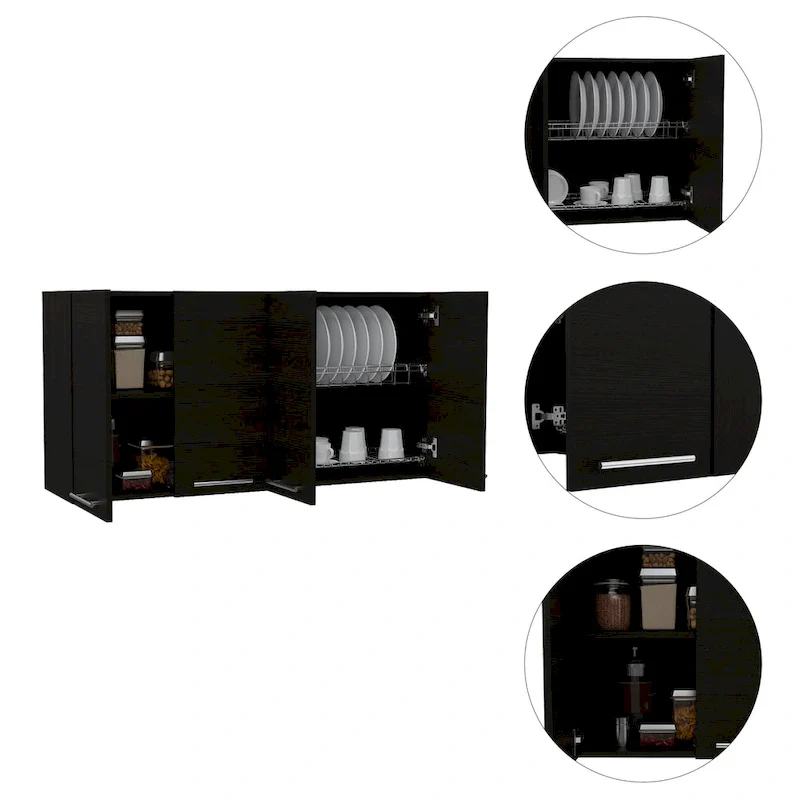Sitka Wall Cabinet, Two Spacious Divisions