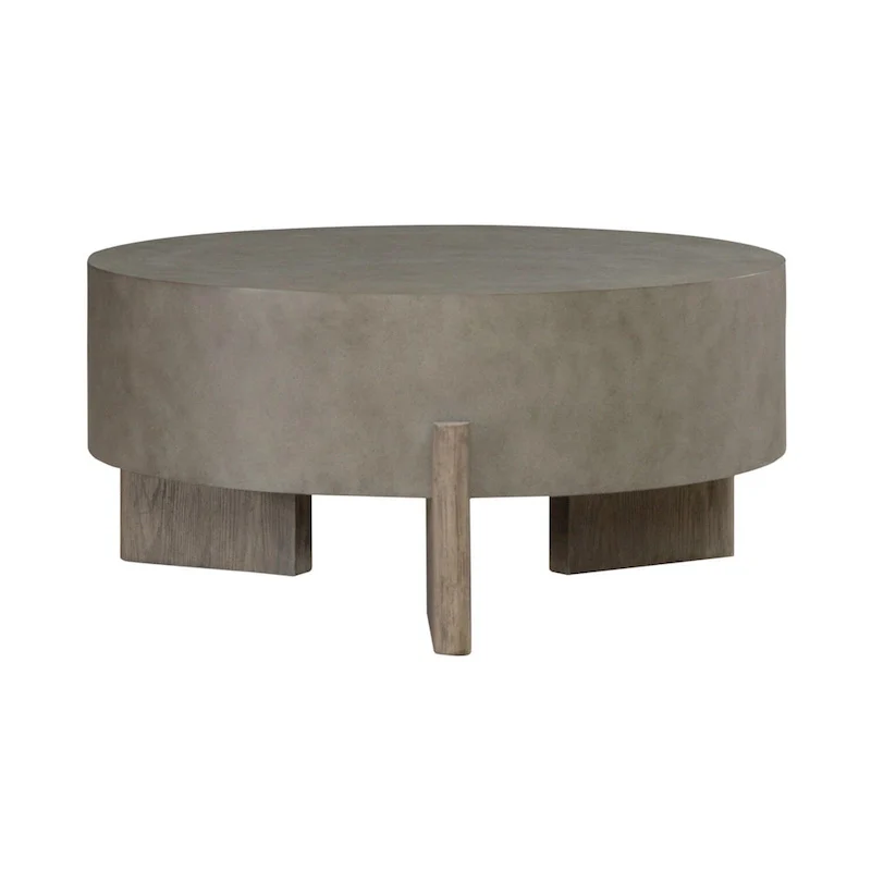 Affinity Dusty Taupe & Concrete 3 Piece Round Cocktail Table Set